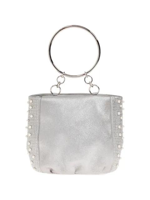 faux-pearl embellished tote bag by RODO