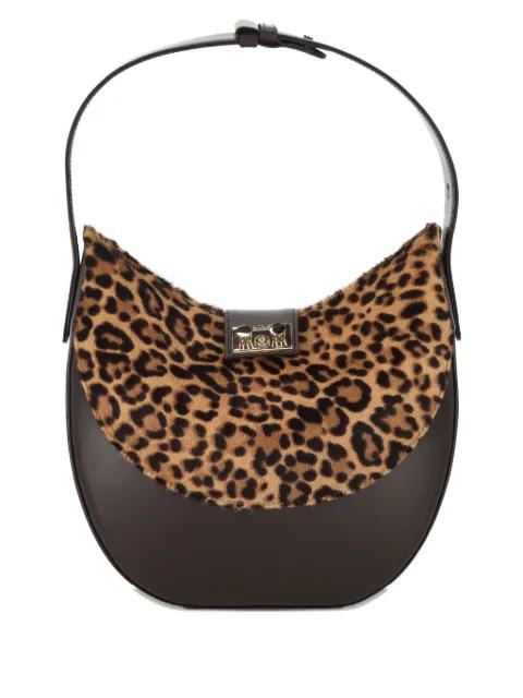 leopard-print shoulder bag by RODO