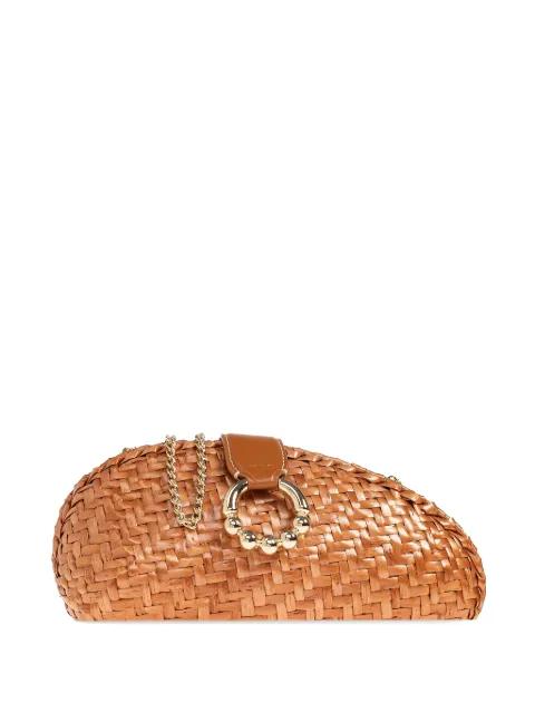 raffia clutch bag by RODO