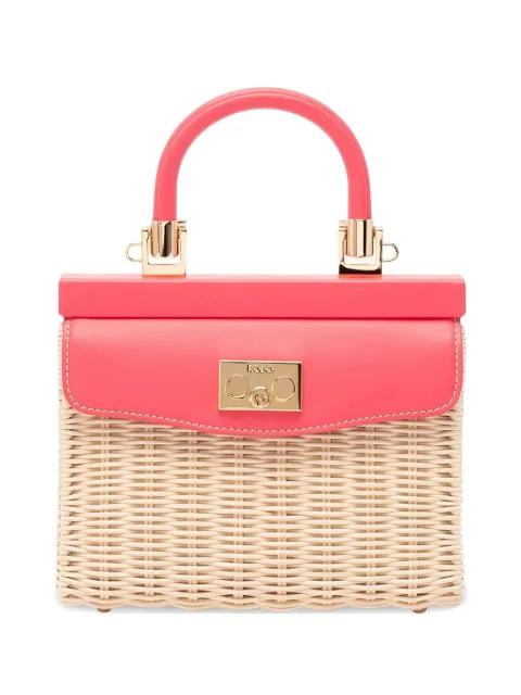 small wicker shoulder bag by RODO