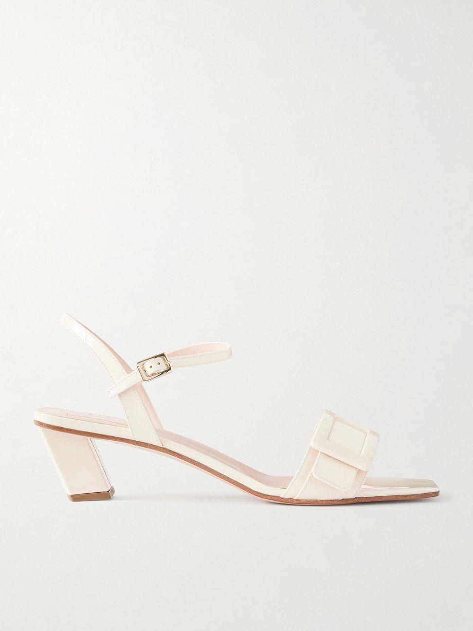 45 buckled leather sandals by ROGER VIVIER