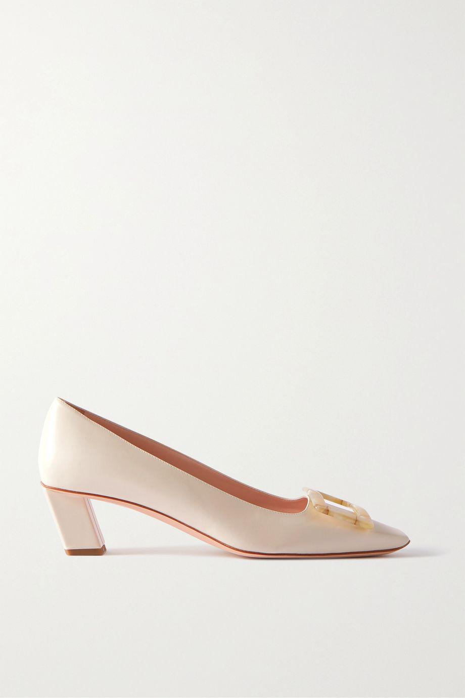 Belle Vivier buckled leather pumps by ROGER VIVIER