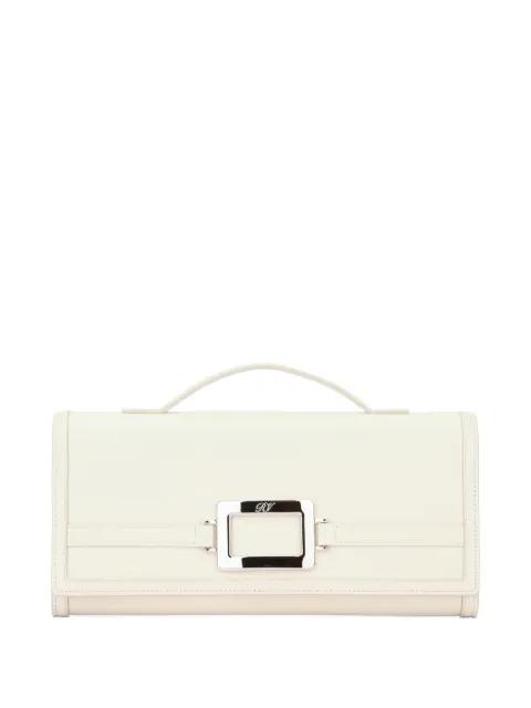 Belle Vivier leather clutch bag by ROGER VIVIER