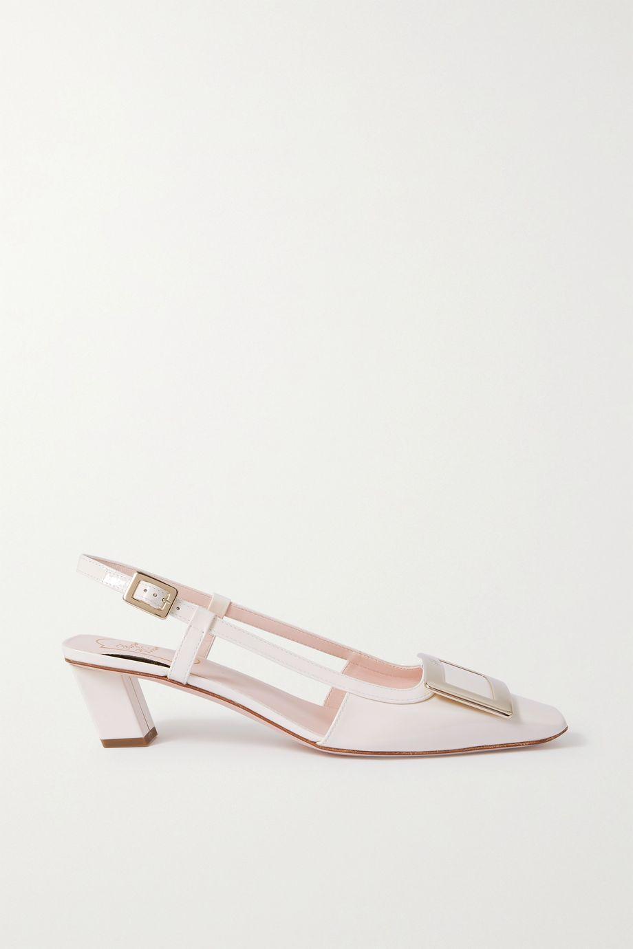 Belle Vivier patent-leather slingback pumps by ROGER VIVIER
