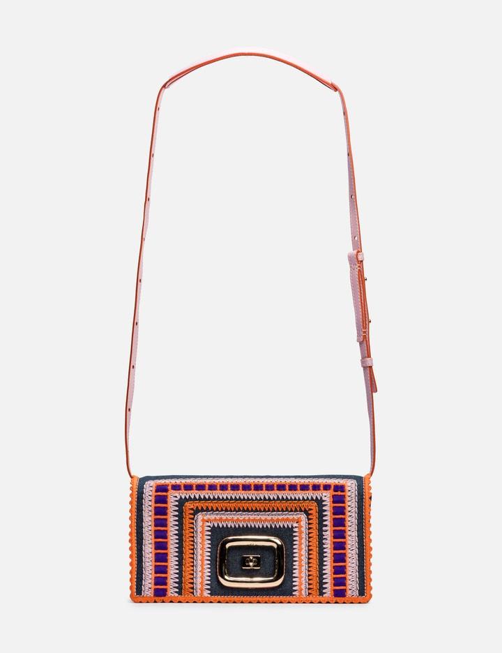 Embroidery Denim Handbag by ROGER VIVIER