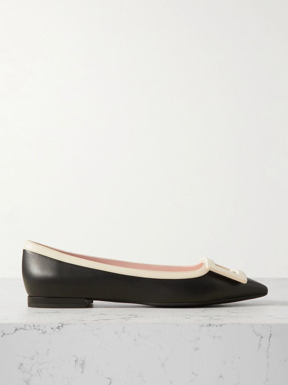 Gommettine buckled patent-leather ballet flats by ROGER VIVIER