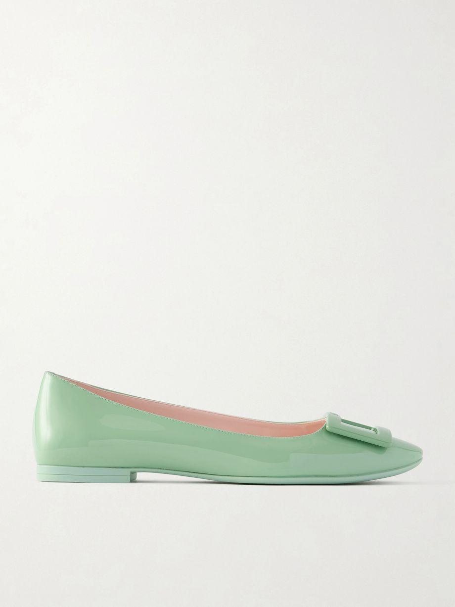 Gommettine patent-leather ballet flats by ROGER VIVIER