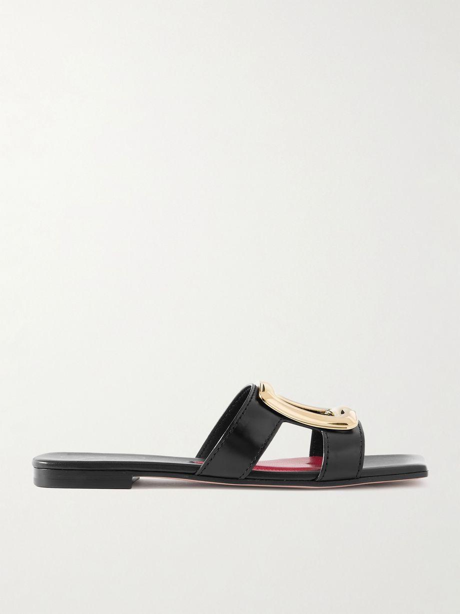 Nagoya embellished cutout leather slides by ROGER VIVIER
