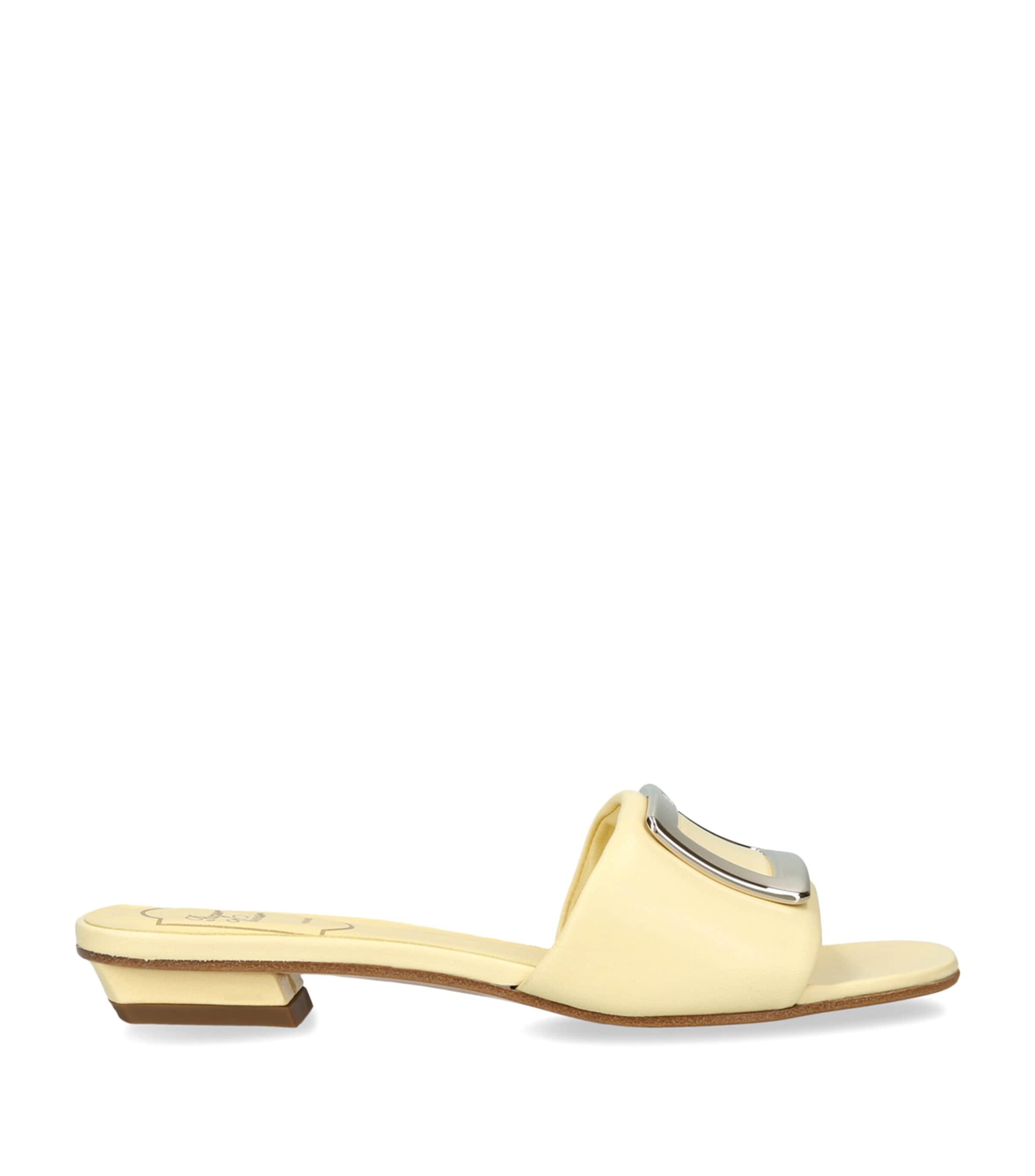 Roger Vivier Leather Belle Vivier Mules 20 by ROGER VIVIER