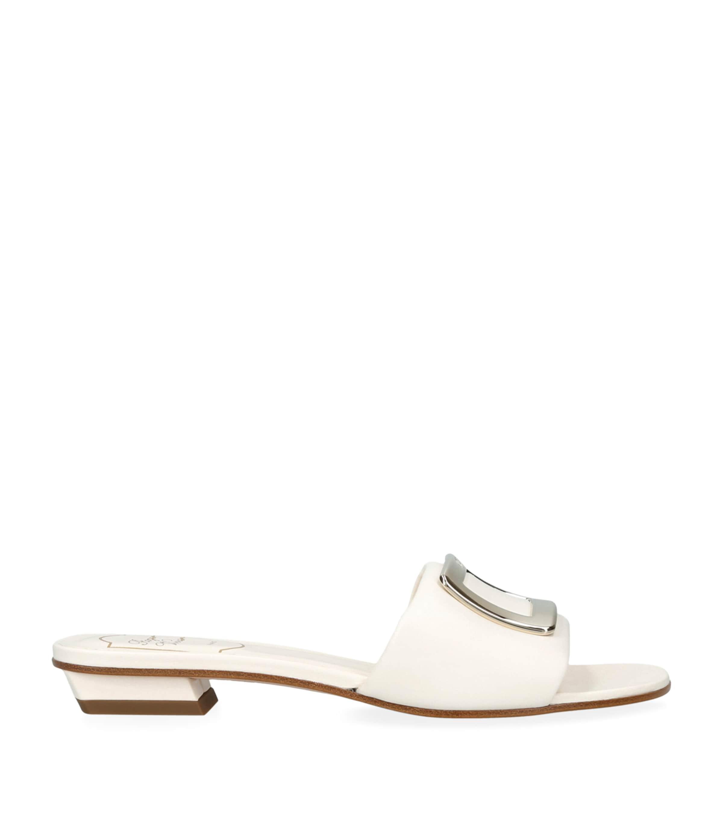 Roger Vivier Leather Belle Vivier Mules 20 by ROGER VIVIER