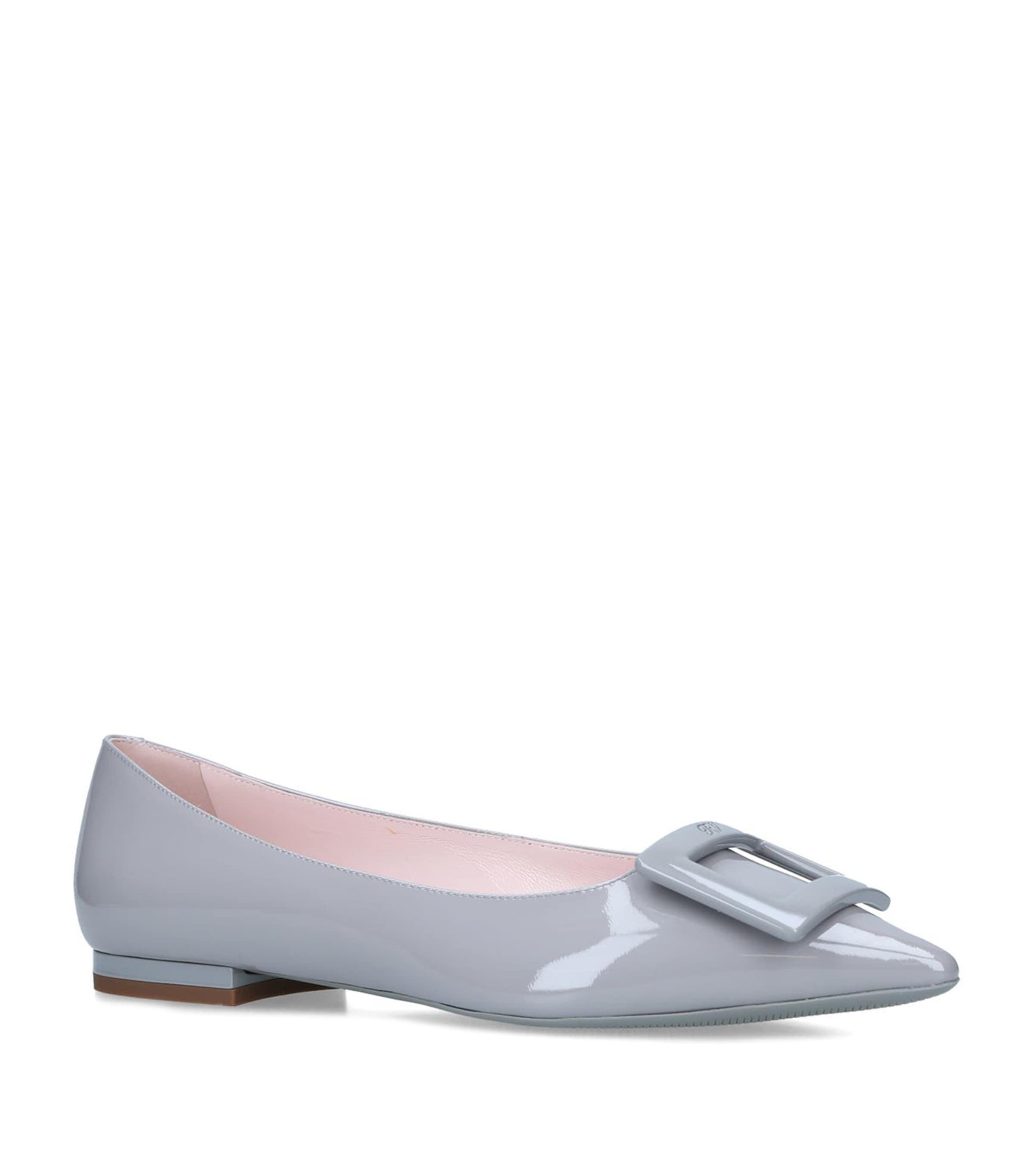 Roger Vivier Leather Gommettine Ballet Flats by ROGER VIVIER