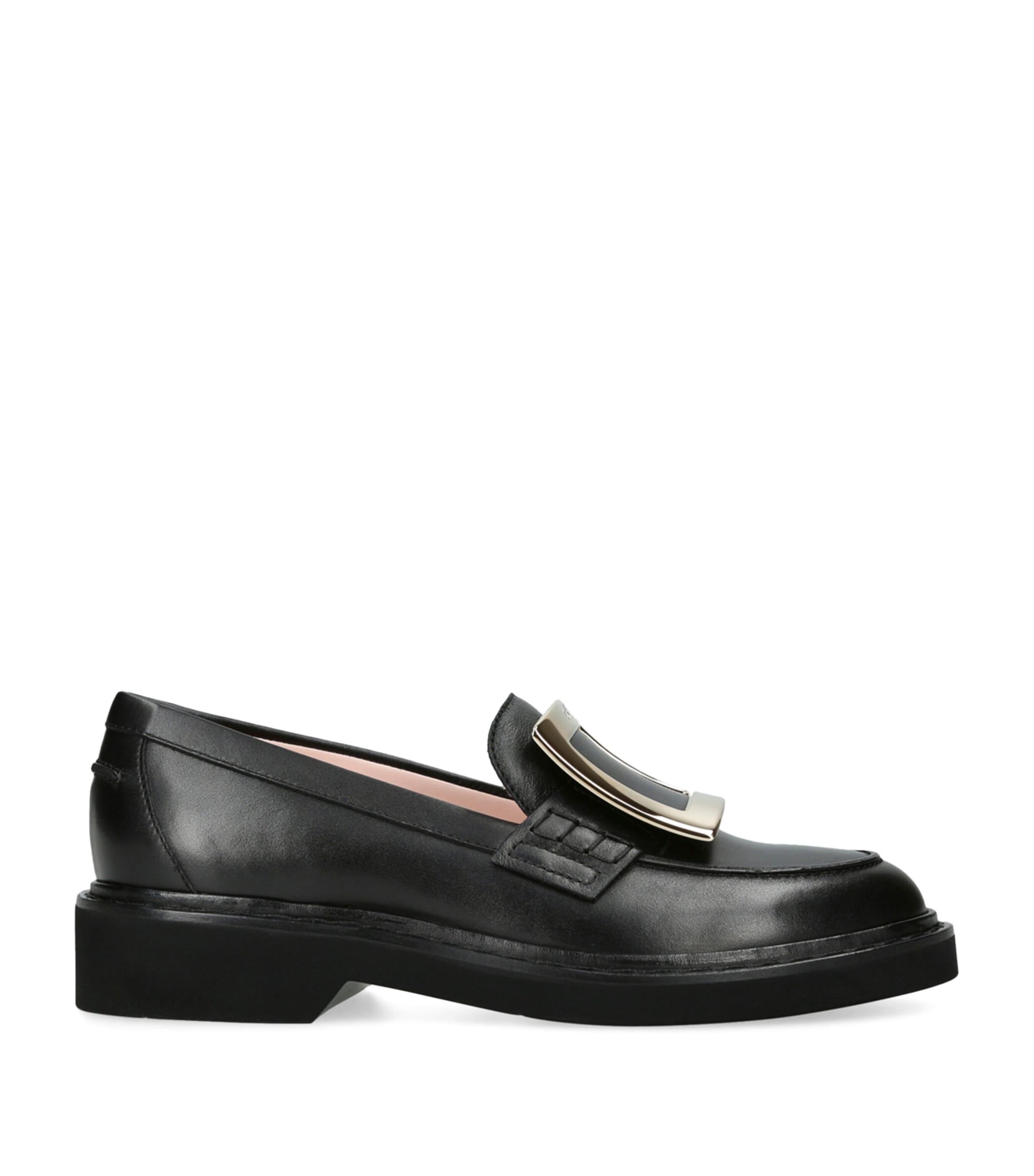 Roger Vivier Leather Viv' Rangers Loafers by ROGER VIVIER