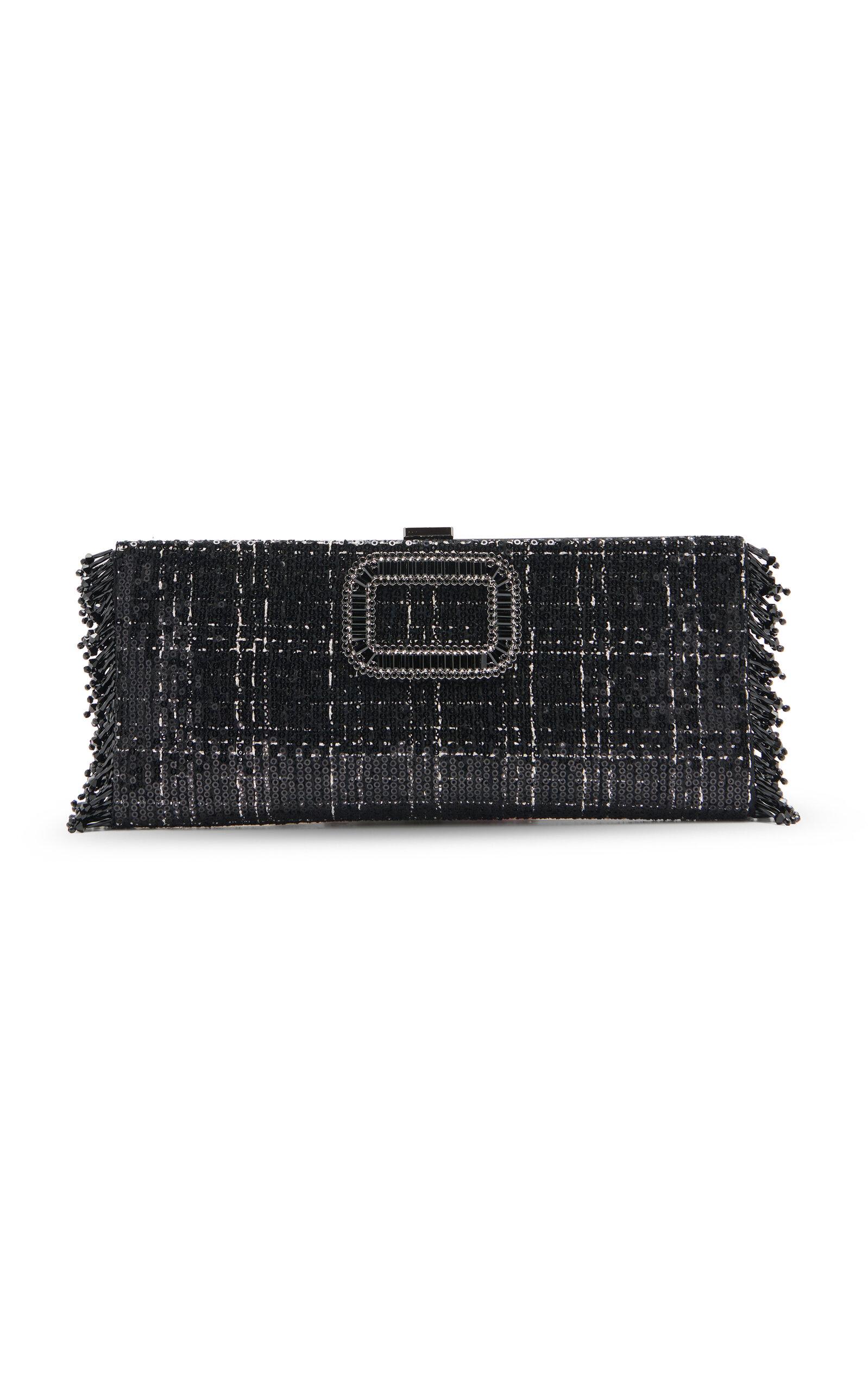 Roger Vivier Pilgrim Tweed Clutch - Moda Operandi by ROGER VIVIER