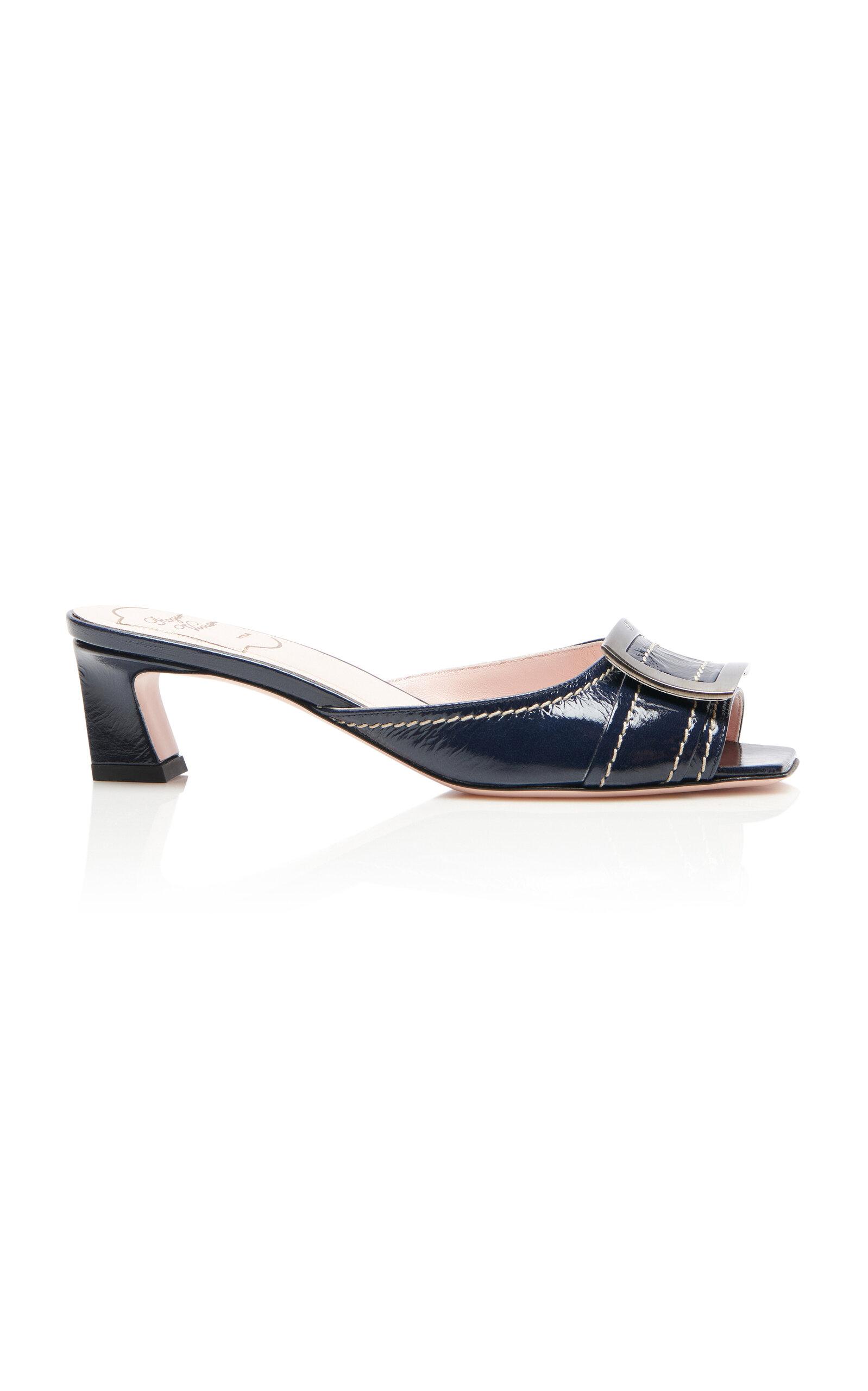 Roger Vivier Trompette Patent Leather Mules - Moda Operandi by ROGER VIVIER