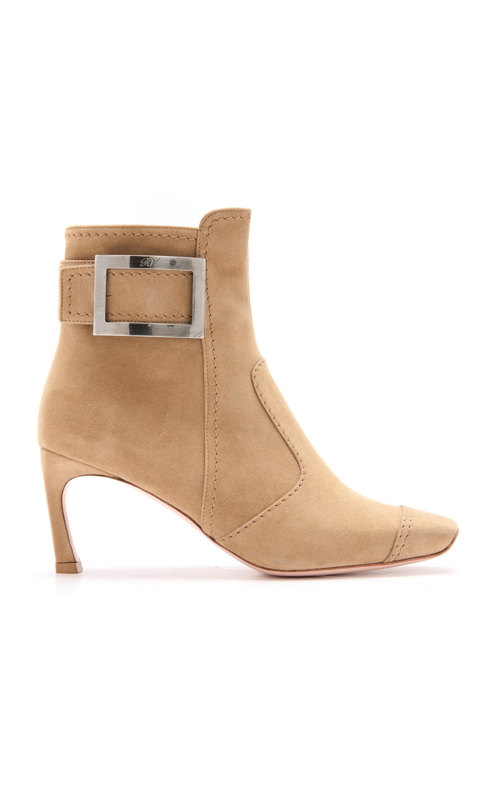 Roger Vivier Trompette Suede Ankle Boots - Moda Operandi by ROGER VIVIER