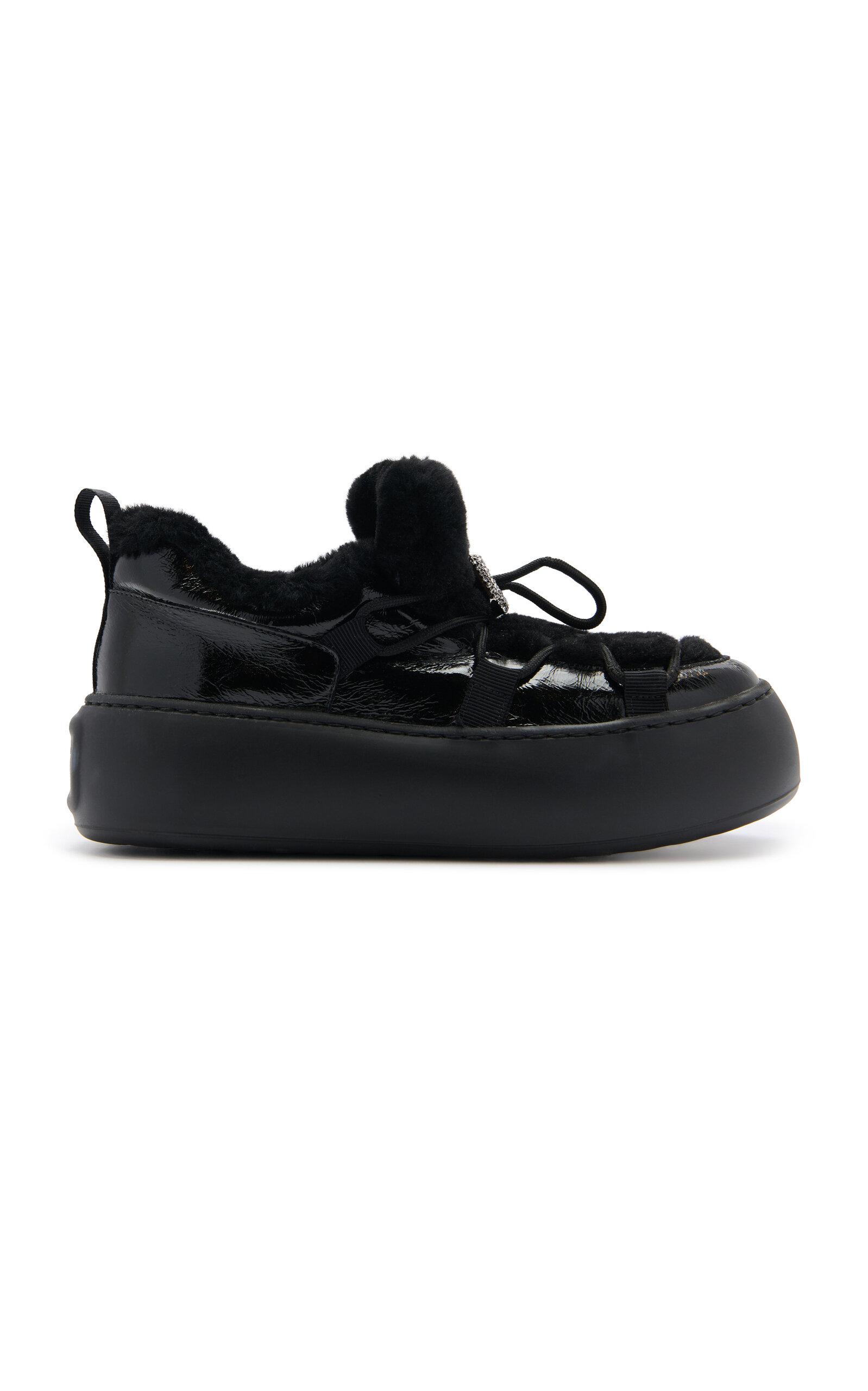 Roger Vivier Viv Up Shearling Snow Boots - Moda Operandi by ROGER VIVIER