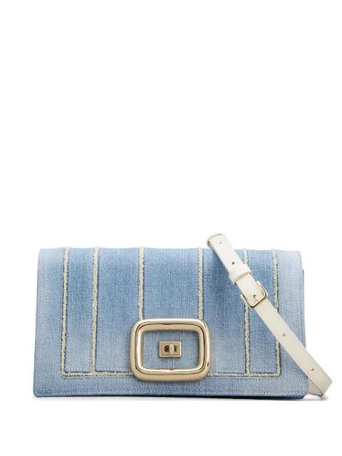 Summertime denim shoulder bag by ROGER VIVIER