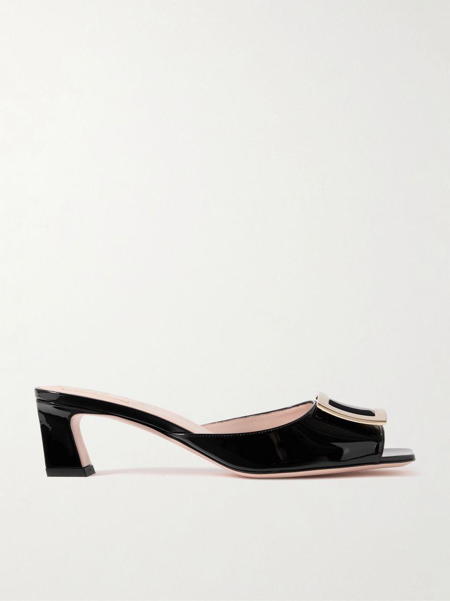 Trompette 45 embellished patent-leather mules by ROGER VIVIER