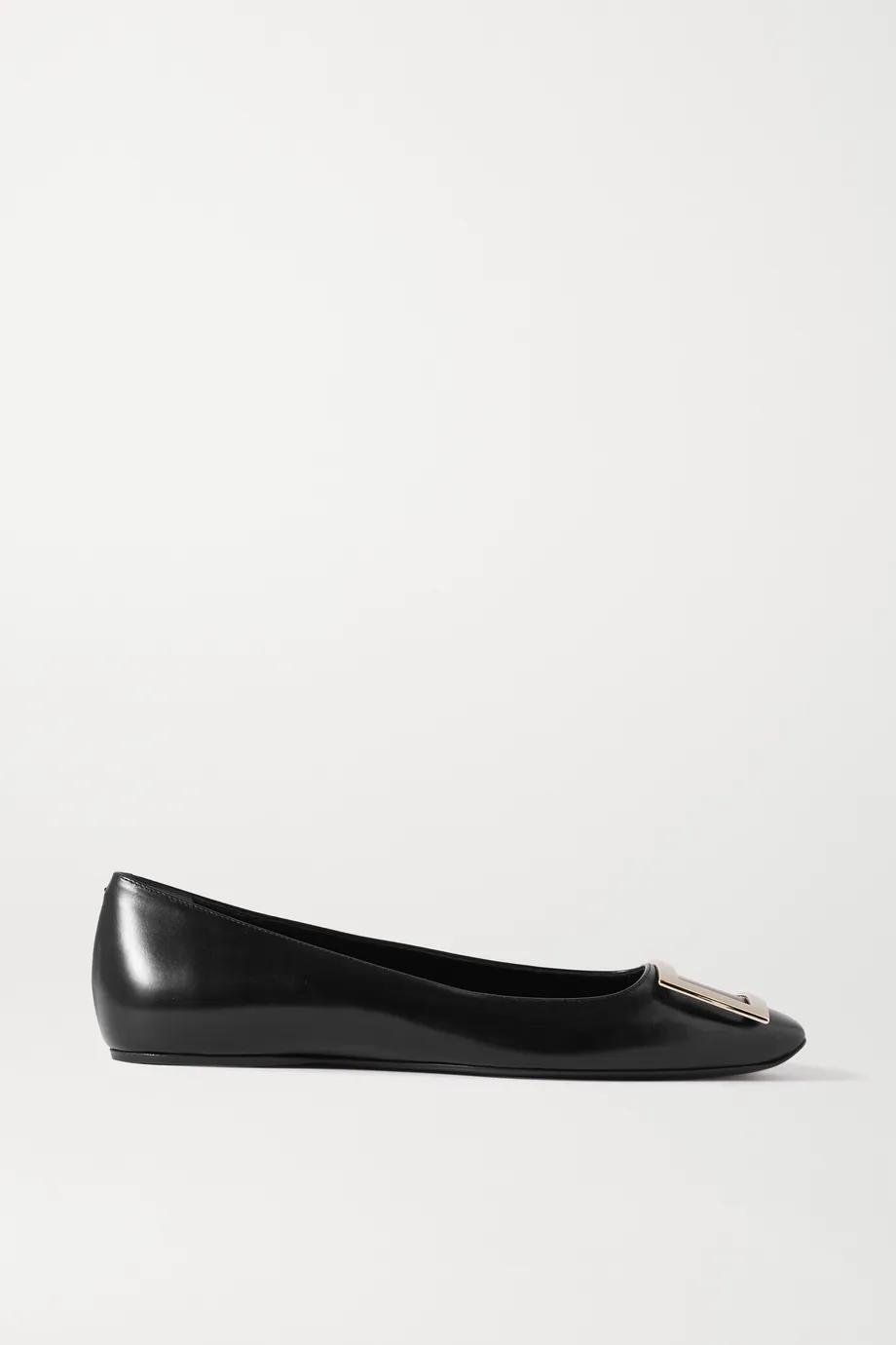 Trompette Bellerine glossed-leather ballet flats by ROGER VIVIER