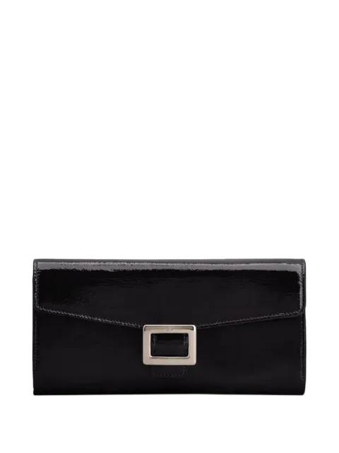 buckle-fastening leather wallet by ROGER VIVIER