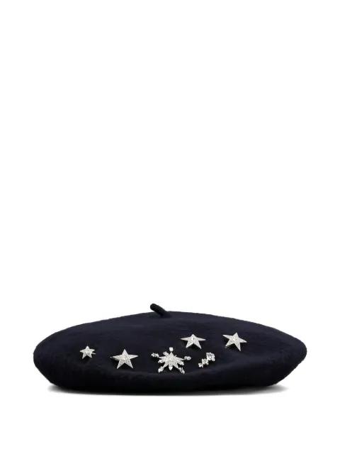 embellished star beret by ROGER VIVIER