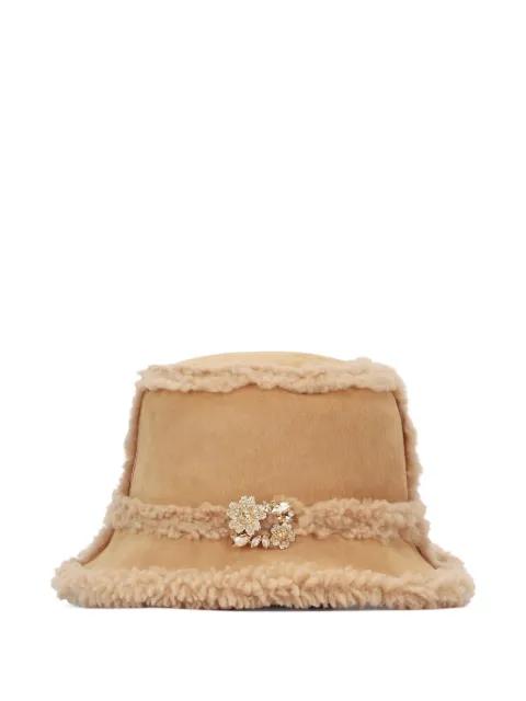 embellishment-detail hat by ROGER VIVIER