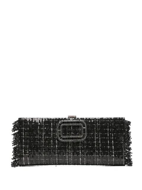 fringed clutch bag by ROGER VIVIER