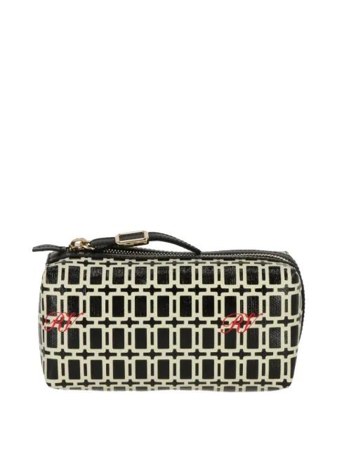 geometric-print RV pouch by ROGER VIVIER