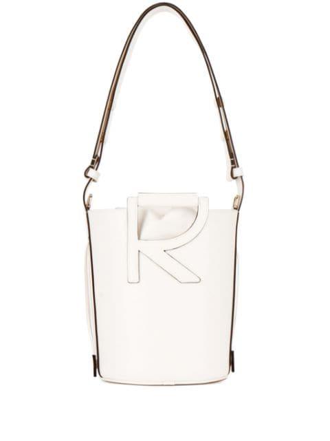 leather bucket bag by ROGER VIVIER