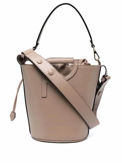 logo-embellished bucket bag by ROGER VIVIER