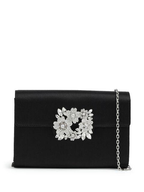 mini Bouquet buckle clutch bag by ROGER VIVIER