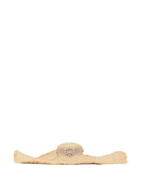 raffia hat by ROGER VIVIER