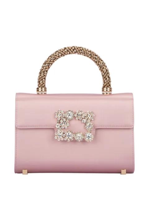 rhinestone-embellished tote bag by ROGER VIVIER
