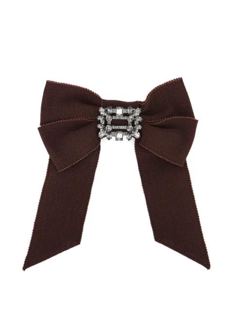 ribbon bow hair clip by ROGER VIVIER