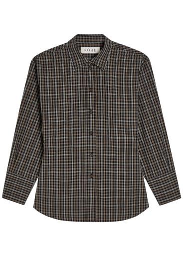 Checked cotton shirt by ROHE