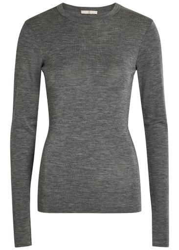 Crew-neck merino wool T-shirt by ROHE
