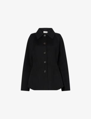 Sculptural Double-Faced Wool Jacket by ROHE FRAMES