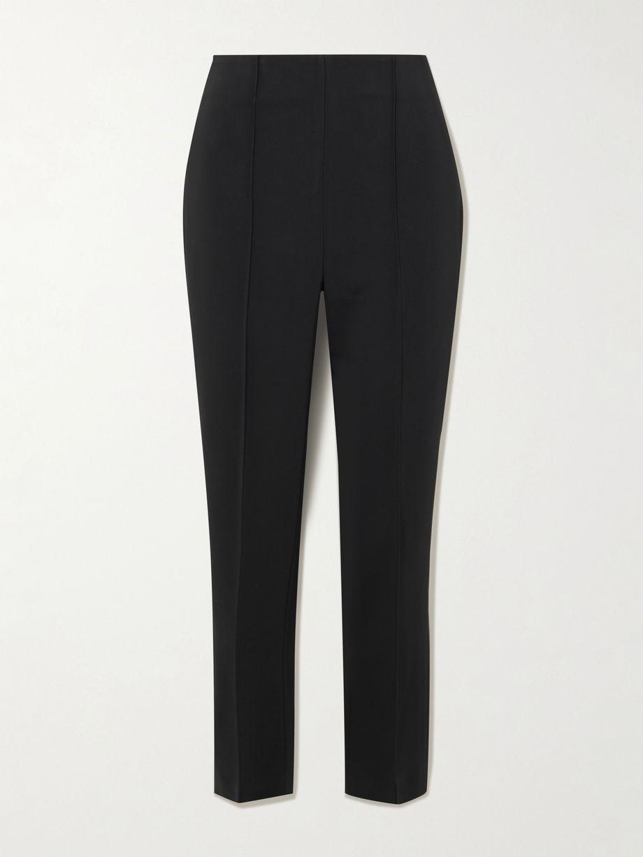 Pintucked grain de poudre skinny pants by ROHE