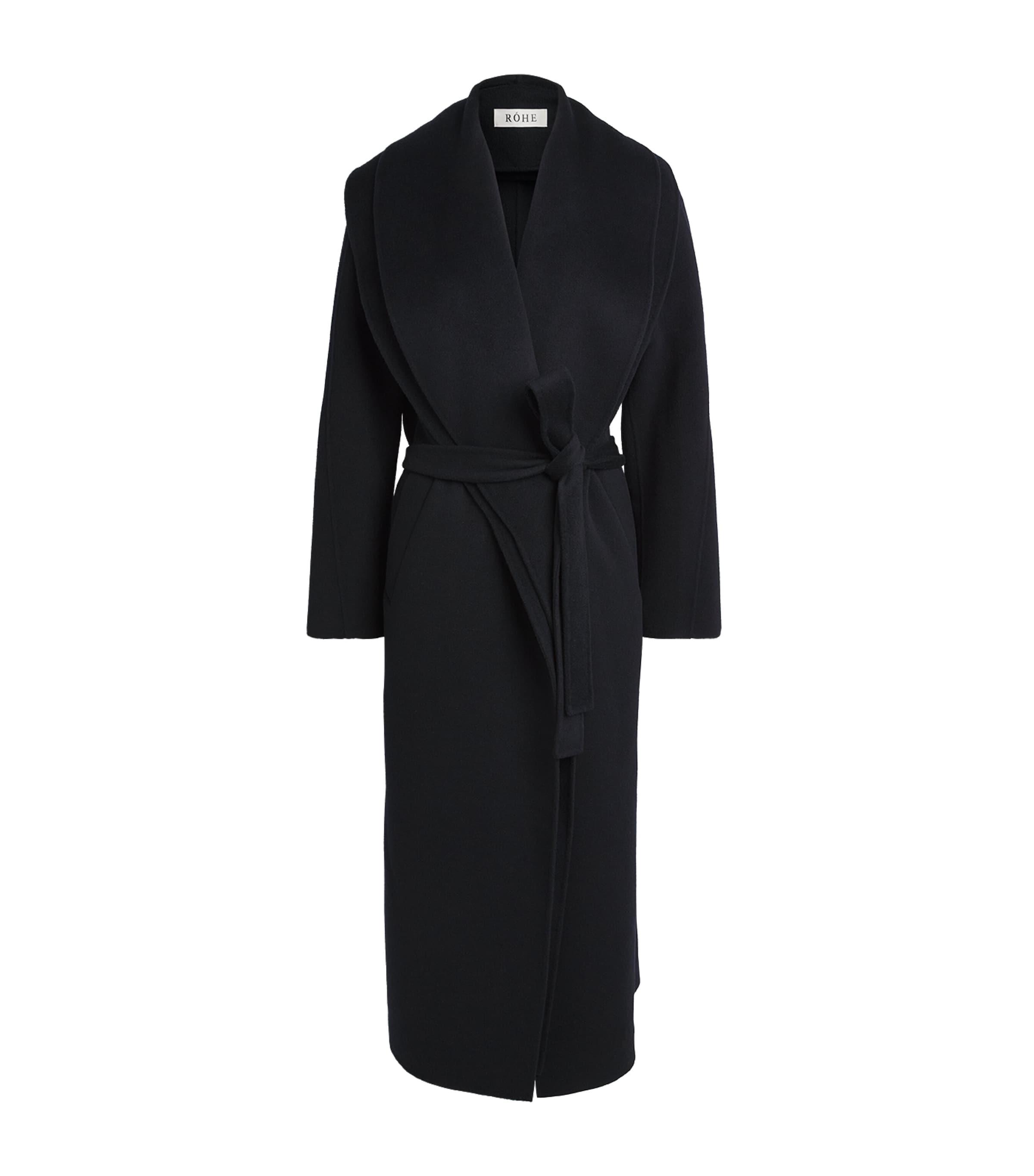 Róhe Cashmere-Wool Signature Scarf Coat by ROHE