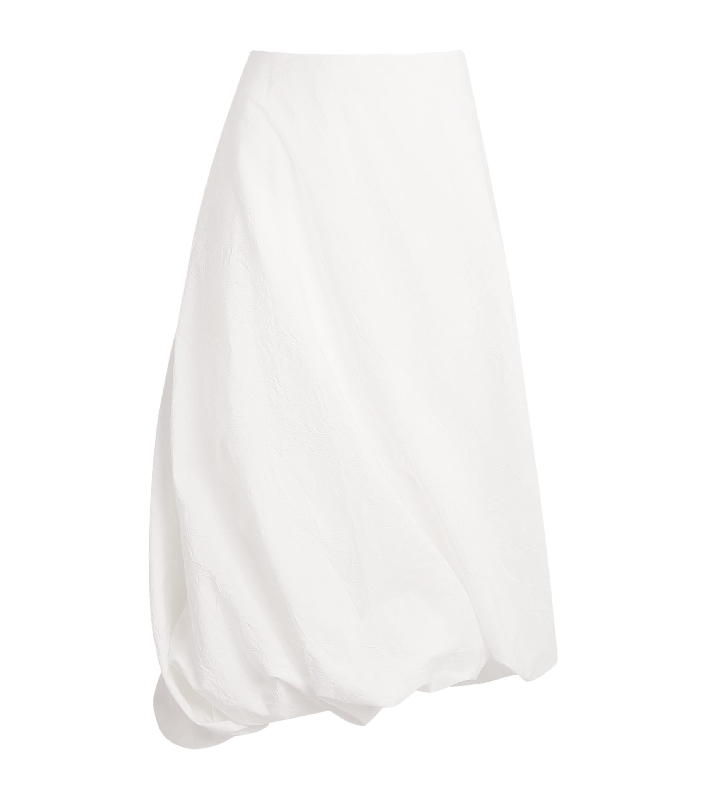 Róhe Cotton-Blend Twisted Midi Skirt by ROHE
