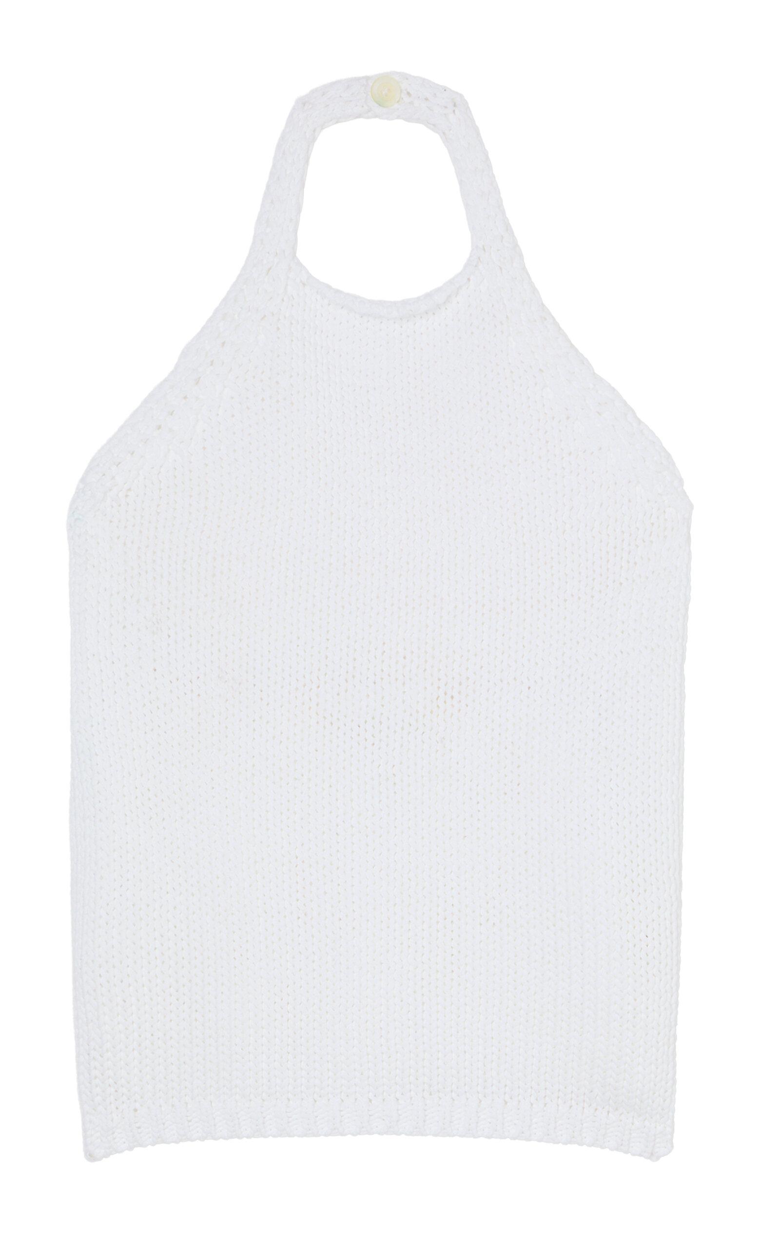 Róhe Cotton Knit Halter Top - Moda Operandi by ROHE