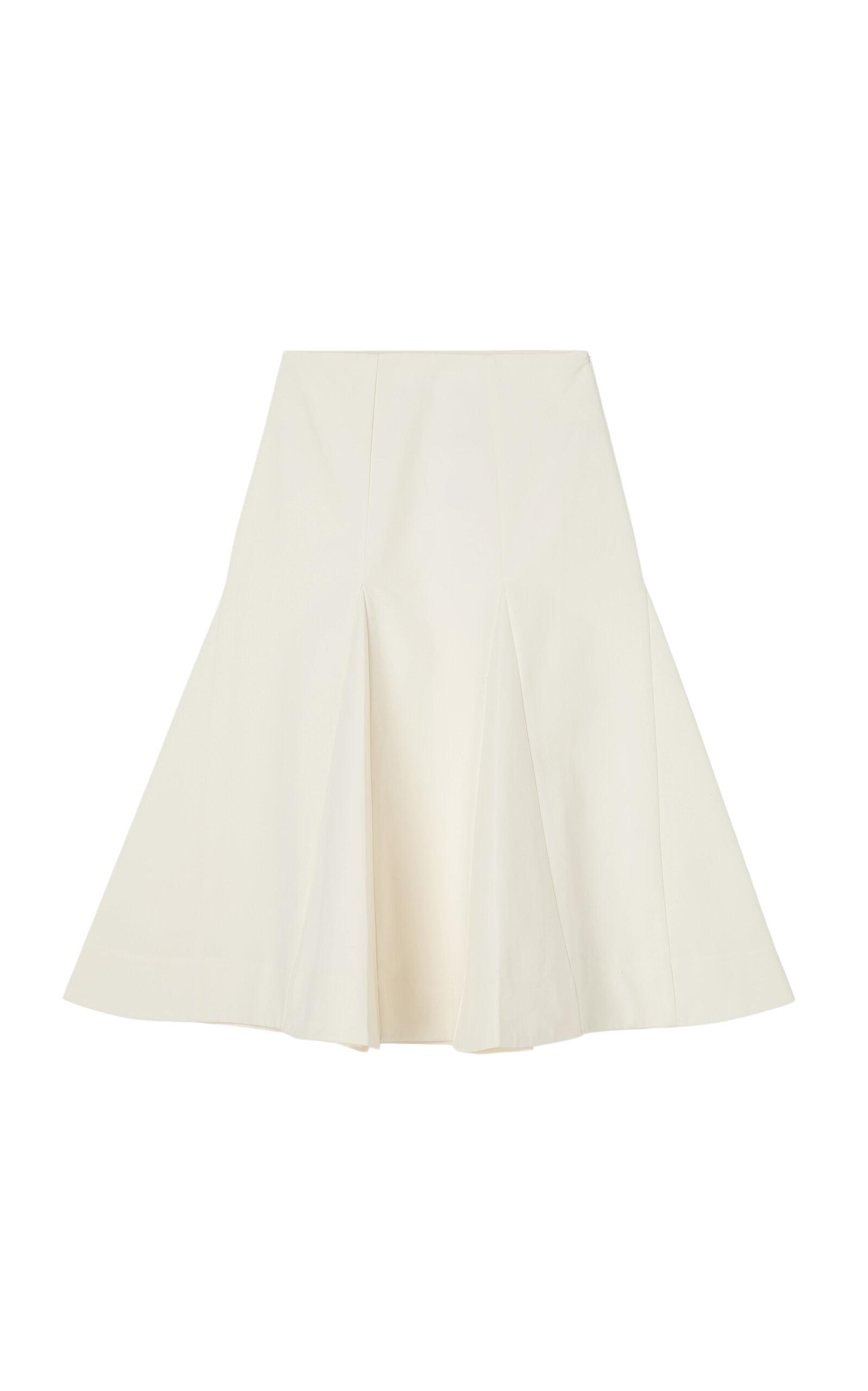 Róhe Sculptural Cotton Midi Skirt - Moda Operandi by ROHE