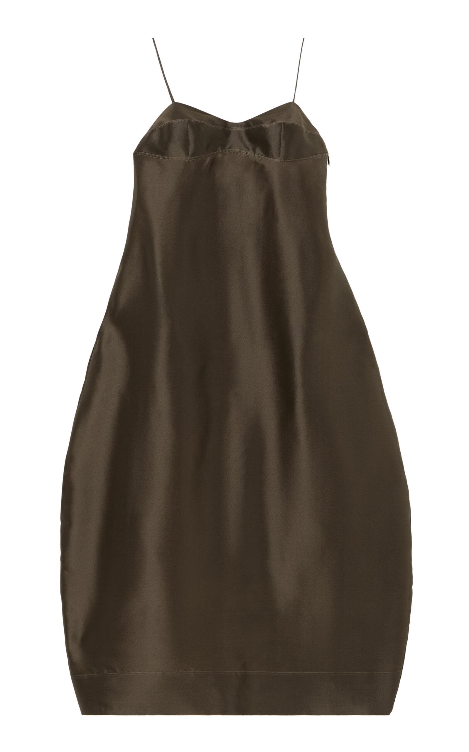 Róhe Sheer Silk-Organza Bustier Volume Midi Dress - Moda Operandi by ROHE