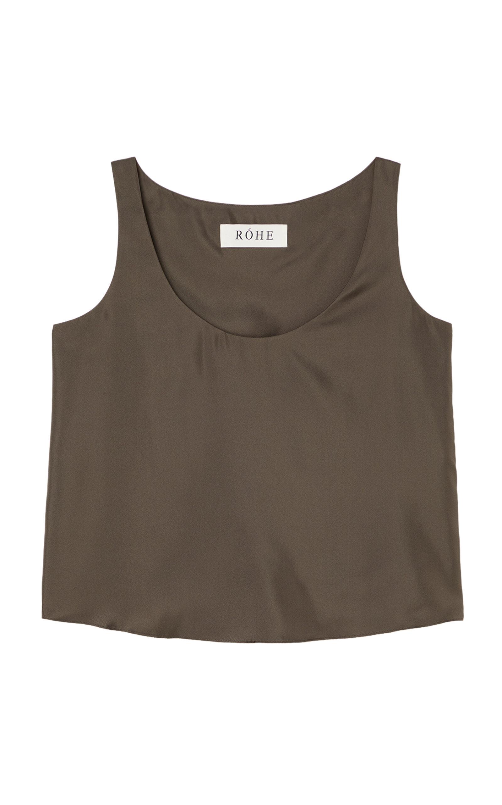 Róhe Silk Scoop-Neck Top - Moda Operandi by ROHE