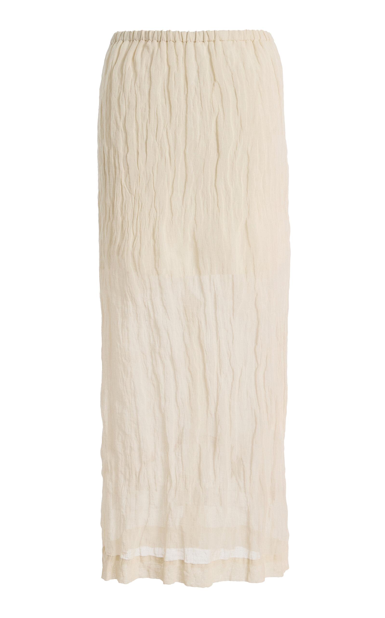 Róhe Textured Cotton-Blend Maxi Skirt - Moda Operandi by ROHE