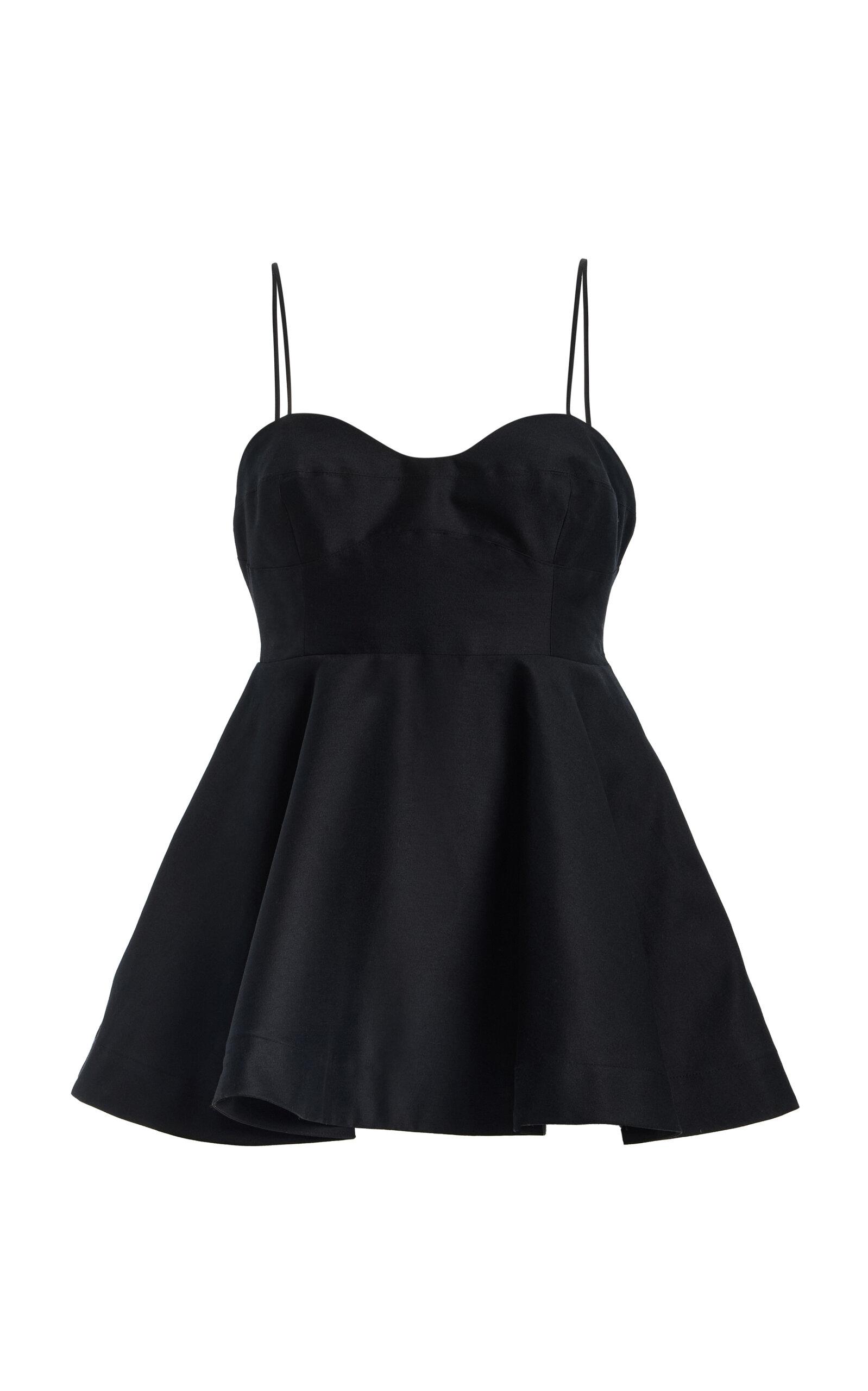 Róhe Wool-Silk Bustier Peplum Top - Moda Operandi by ROHE