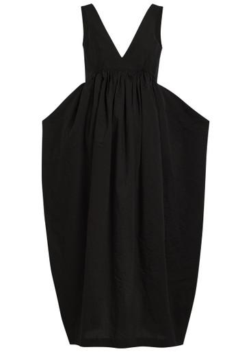 Sculpted cotton-blend poplin maxi dress by ROHE