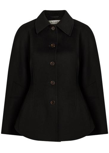 Sculpted wool jacket by ROHE