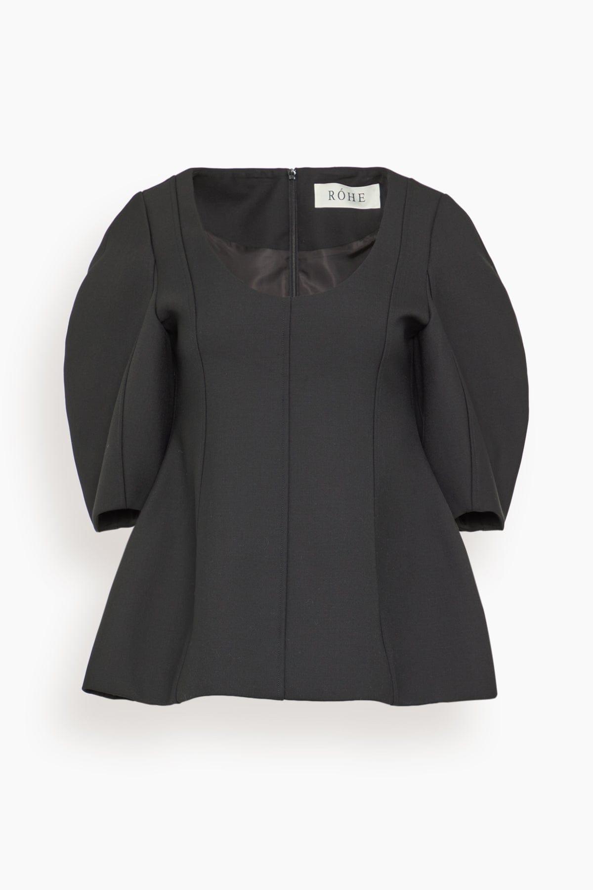 Sculptural Top in Black by ROHE