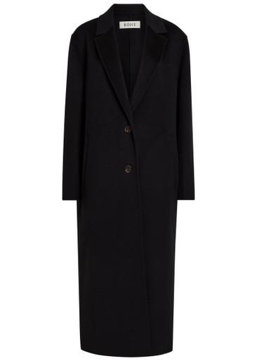 Single-breasted wool coat by ROHE